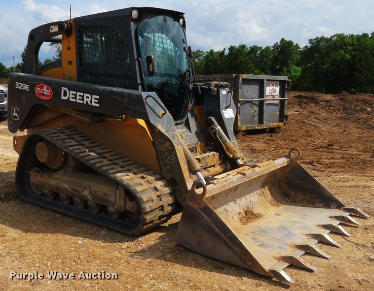 image for item DM7441 2013 John Deere 329E  tracked skid steer loader