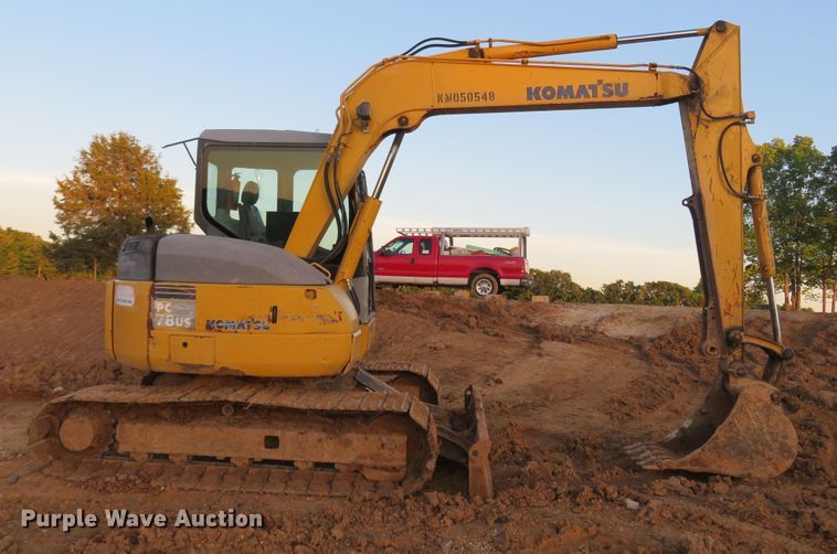 image for item DM7459 2006 Komatsu PC78US-6  excavator