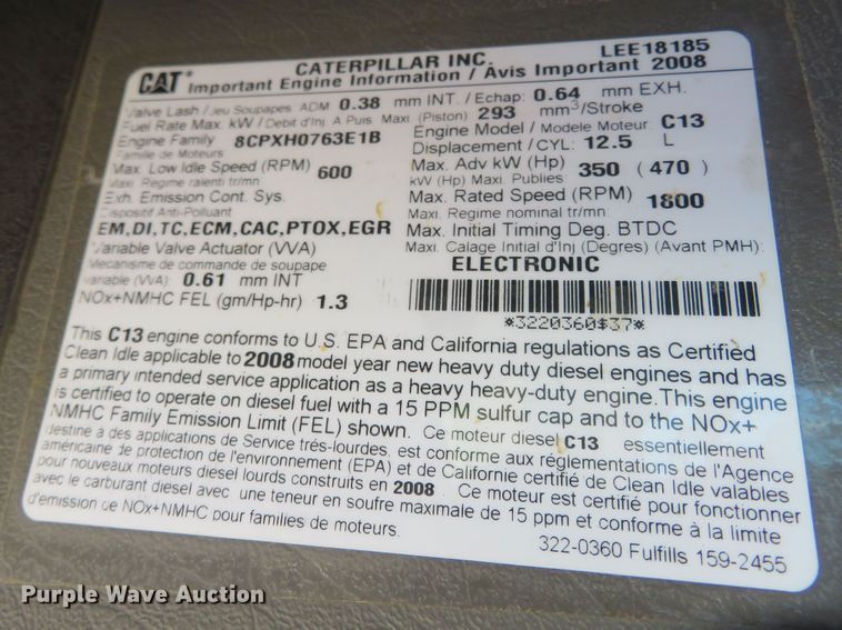 image for item DM7463 2011 Kenworth T800  sewer jetter truck