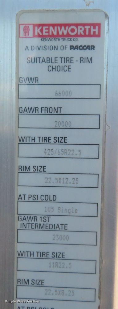 image for item DM7463 2011 Kenworth T800  sewer jetter truck