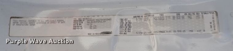 image for item DI1979 2015 Freightliner Cascadia  semi truck