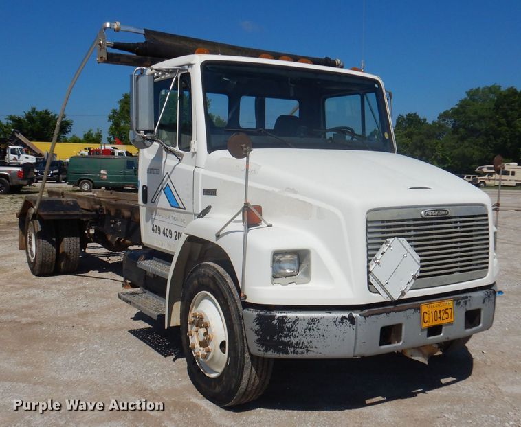 image for item DJ3830 1998 Freightliner FL70  roll-off container truck