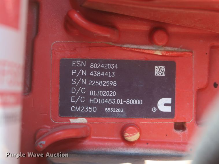 image for item DK3734 2021 Peterbilt 389  semi truck