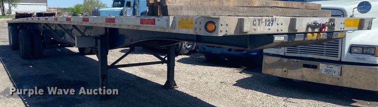 image for item DM4094 2003 Utility Trailer MFG FLBD flatbed trailer