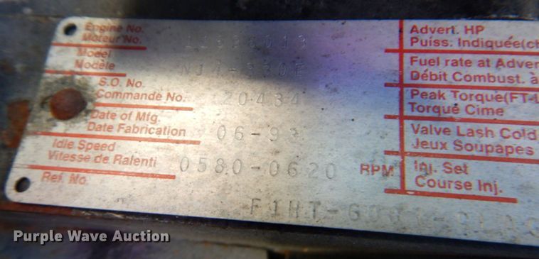 image for item DP4216 1994 Ford Aeromax L9000  semi truck