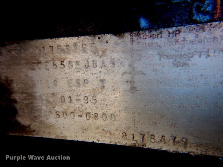 image for item DP4217 1995 WhiteGMC WG  semi truck