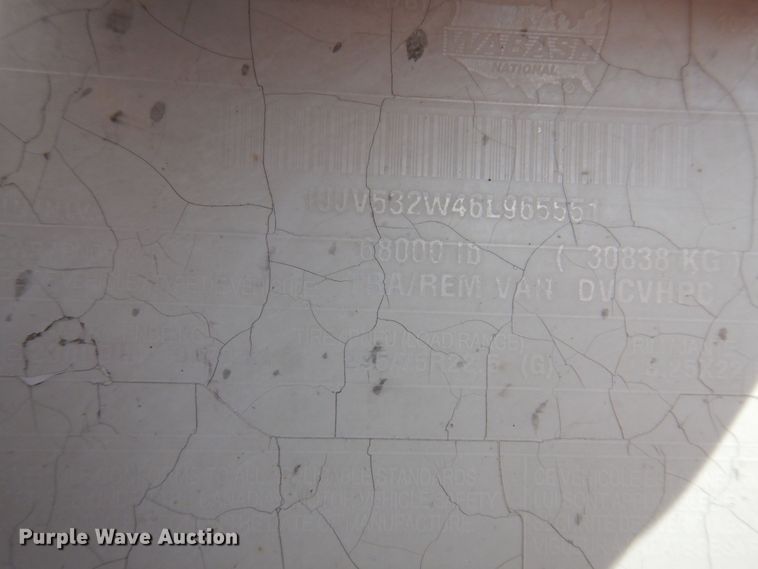 image for item DP5518 2006 Wabash  dry van trailer