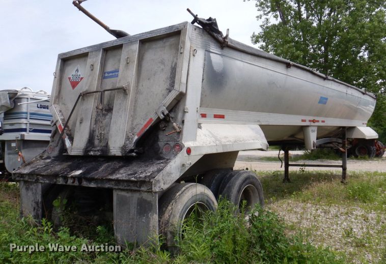 image for item DP5538 1995 Alumatech  end dump trailer