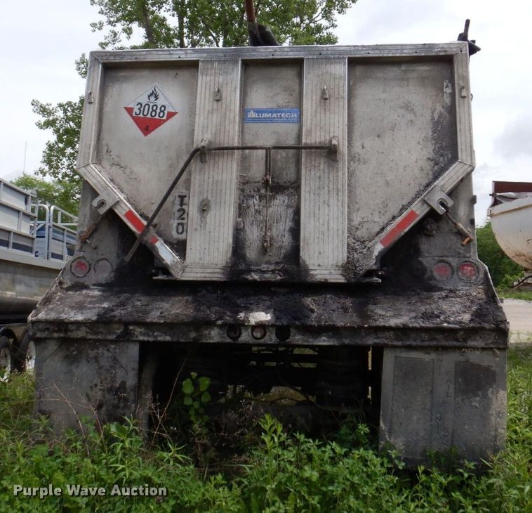 image for item DP5538 1995 Alumatech  end dump trailer