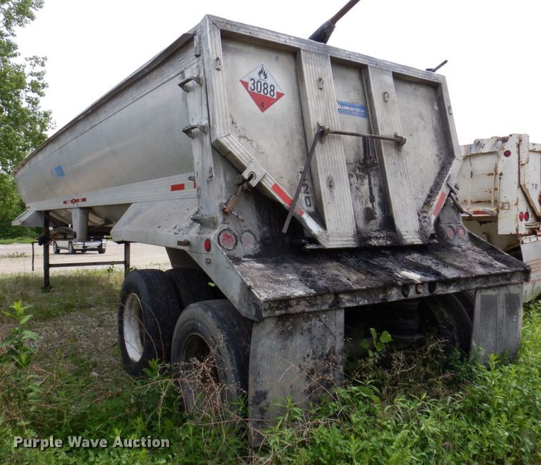 image for item DP5538 1995 Alumatech  end dump trailer