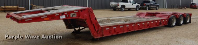 image for item DS8037 1992 Load King 403DFP  lowboy equipment trailer