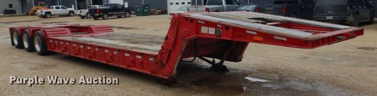 image for item DS8037 1992 Load King 403DFP  lowboy equipment trailer