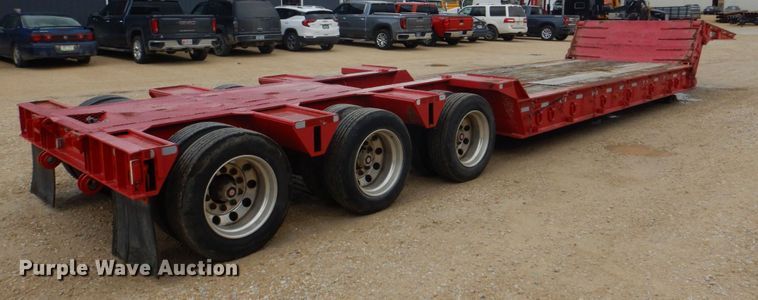 image for item DS8037 1992 Load King 403DFP  lowboy equipment trailer