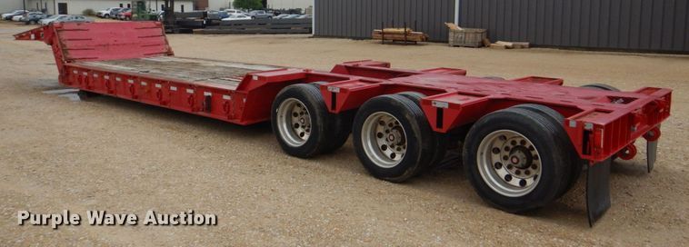 image for item DS8037 1992 Load King 403DFP  lowboy equipment trailer