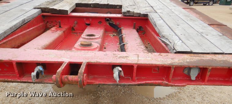 image for item DS8037 1992 Load King 403DFP  lowboy equipment trailer