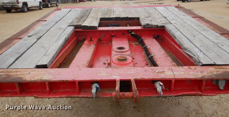 image for item DS8037 1992 Load King 403DFP  lowboy equipment trailer