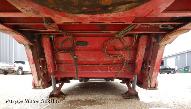 image for item DS8037 1992 Load King 403DFP  lowboy equipment trailer