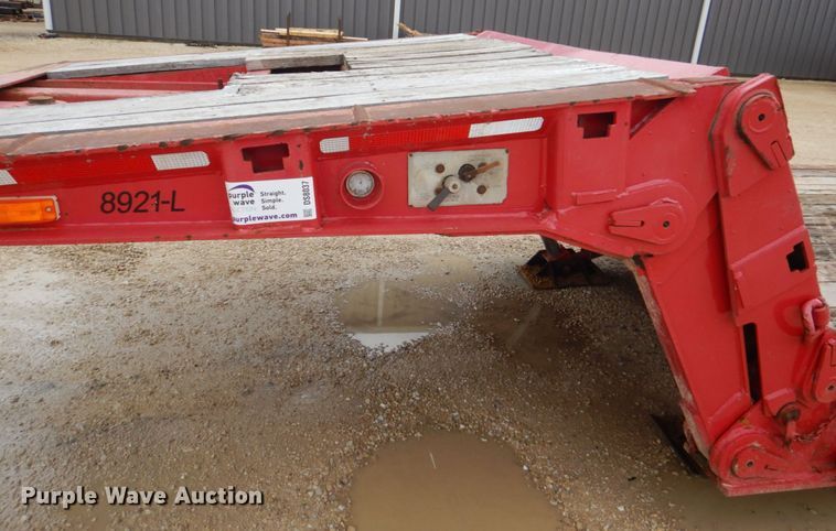 image for item DS8037 1992 Load King 403DFP  lowboy equipment trailer