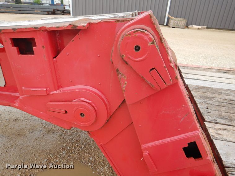 image for item DS8037 1992 Load King 403DFP  lowboy equipment trailer