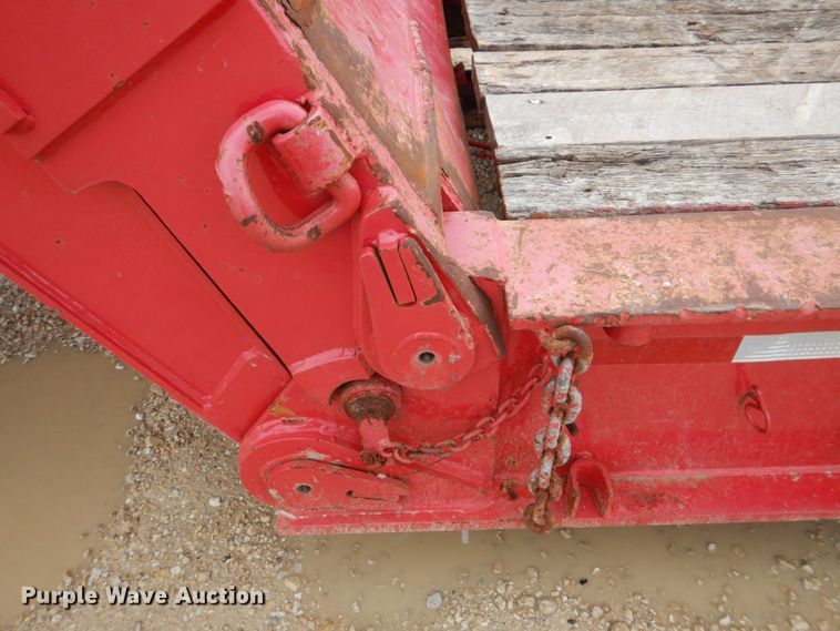 image for item DS8037 1992 Load King 403DFP  lowboy equipment trailer