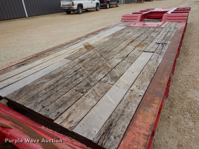 image for item DS8037 1992 Load King 403DFP  lowboy equipment trailer