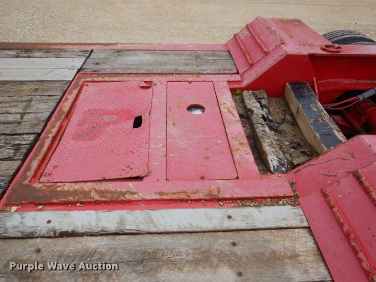 image for item DS8037 1992 Load King 403DFP  lowboy equipment trailer