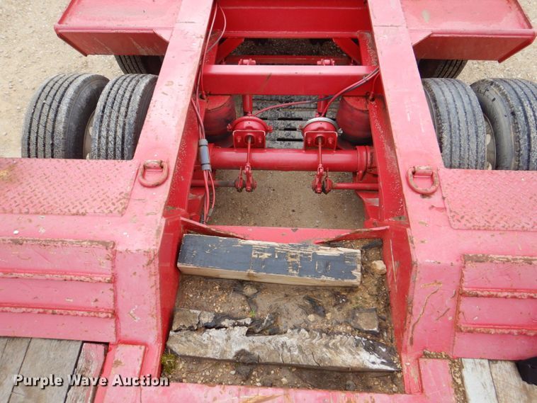 image for item DS8037 1992 Load King 403DFP  lowboy equipment trailer