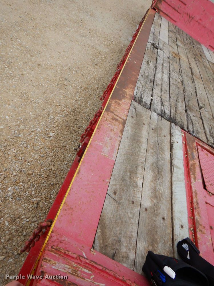 image for item DS8037 1992 Load King 403DFP  lowboy equipment trailer