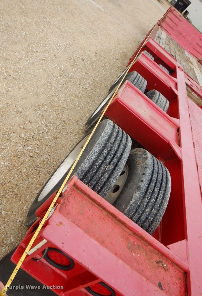 image for item DS8037 1992 Load King 403DFP  lowboy equipment trailer