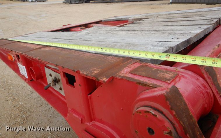image for item DS8037 1992 Load King 403DFP  lowboy equipment trailer