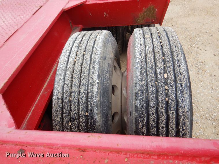 image for item DS8037 1992 Load King 403DFP  lowboy equipment trailer