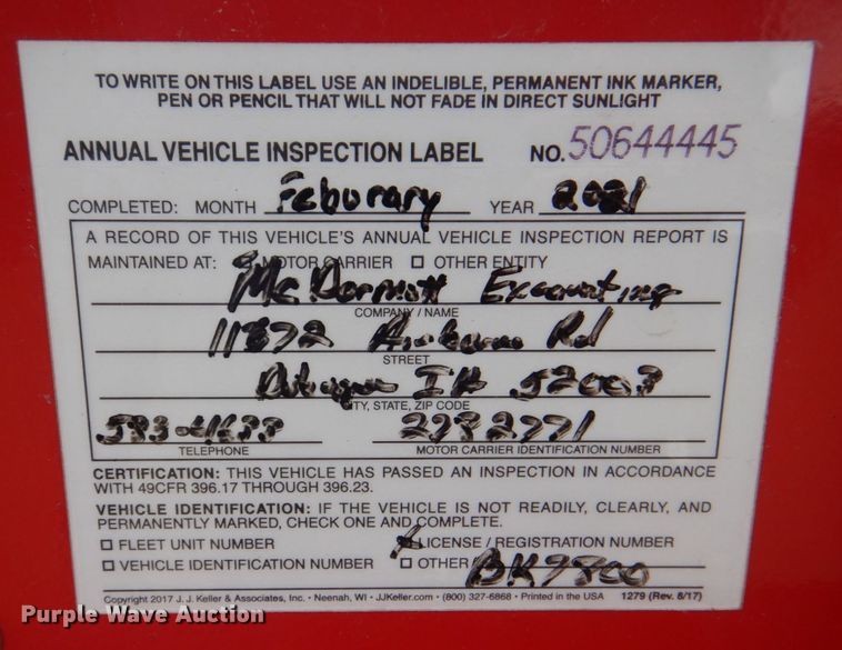 image for item DS8037 1992 Load King 403DFP  lowboy equipment trailer