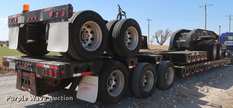 image for item IY9107 1998 Trail King TK130MDG-663  lowboy equipment trailer