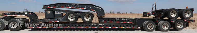 image for item IY9107 1998 Trail King TK130MDG-663  lowboy equipment trailer