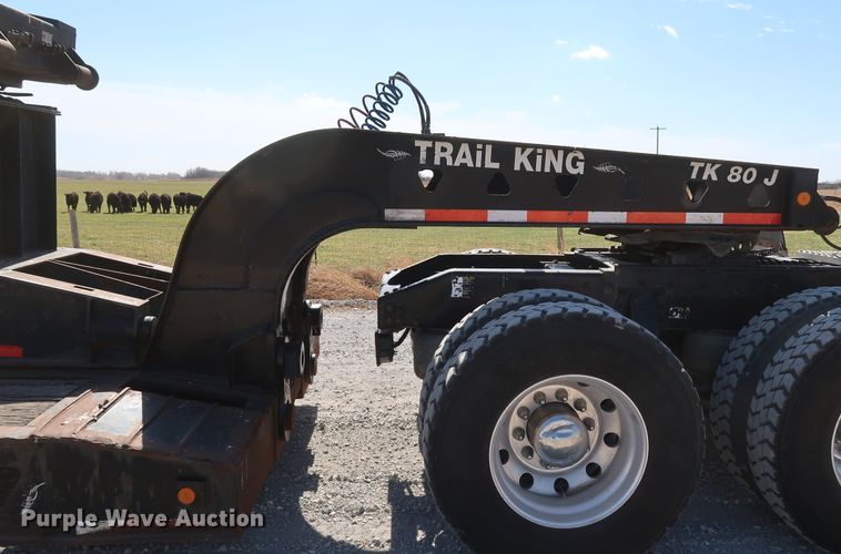 image for item IY9107 1998 Trail King TK130MDG-663  lowboy equipment trailer