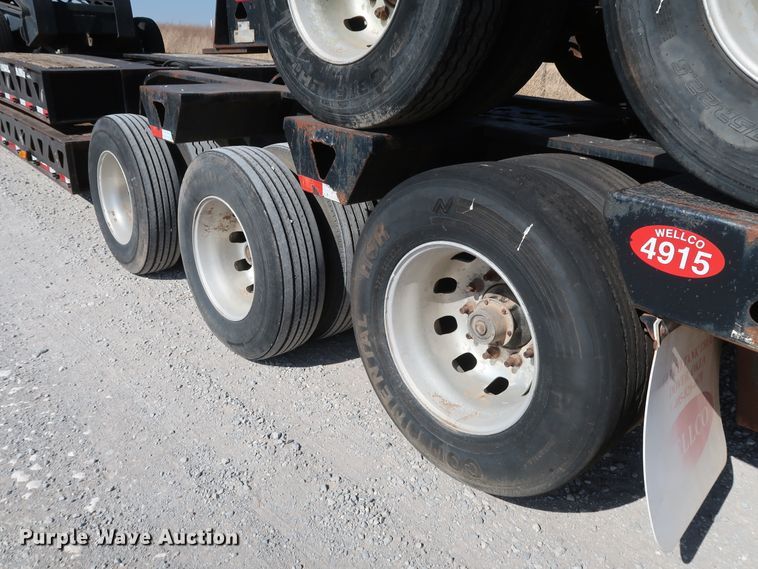 image for item IY9107 1998 Trail King TK130MDG-663  lowboy equipment trailer