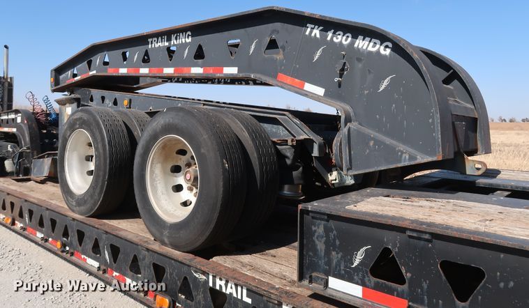 image for item IY9107 1998 Trail King TK130MDG-663  lowboy equipment trailer
