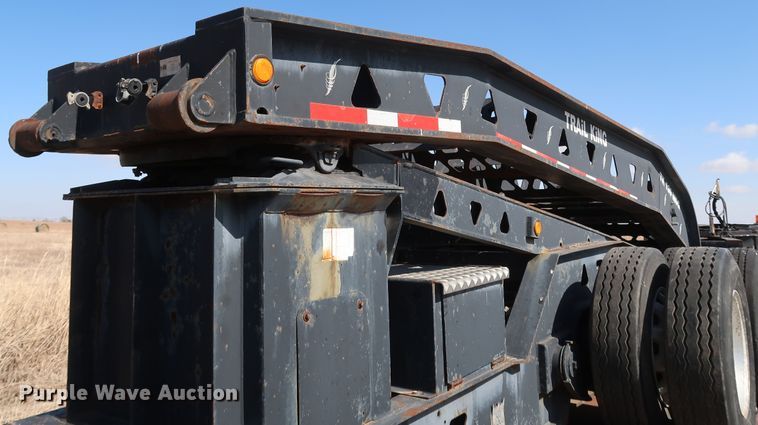image for item IY9107 1998 Trail King TK130MDG-663  lowboy equipment trailer