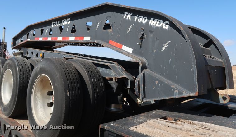 image for item IY9107 1998 Trail King TK130MDG-663  lowboy equipment trailer