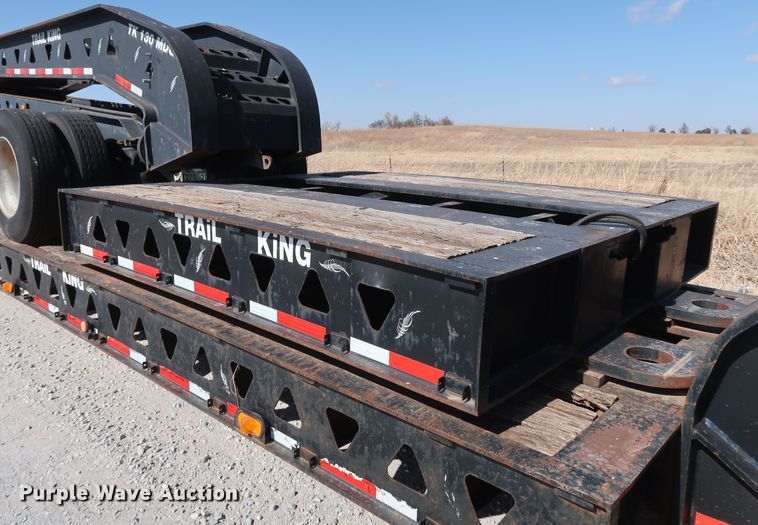 image for item IY9107 1998 Trail King TK130MDG-663  lowboy equipment trailer
