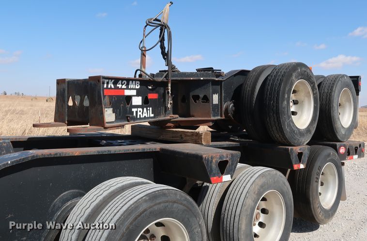 image for item IY9107 1998 Trail King TK130MDG-663  lowboy equipment trailer
