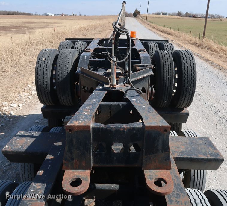 image for item IY9107 1998 Trail King TK130MDG-663  lowboy equipment trailer