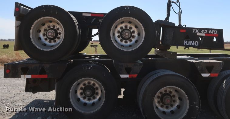 image for item IY9107 1998 Trail King TK130MDG-663  lowboy equipment trailer