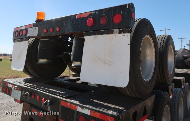 image for item IY9107 1998 Trail King TK130MDG-663  lowboy equipment trailer