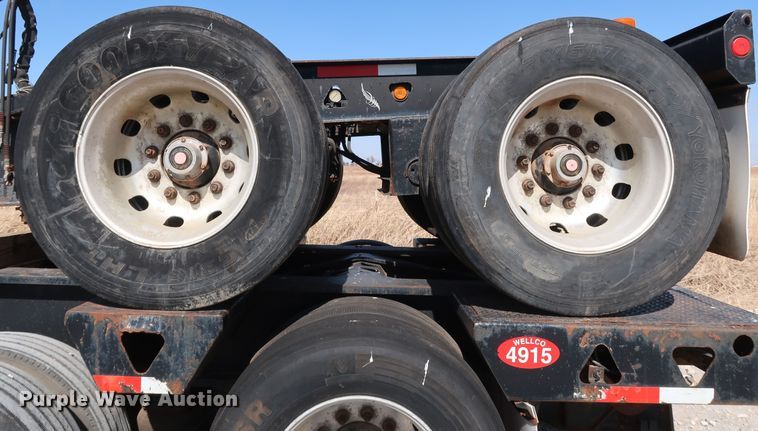 image for item IY9107 1998 Trail King TK130MDG-663  lowboy equipment trailer