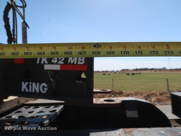 image for item IY9107 1998 Trail King TK130MDG-663  lowboy equipment trailer