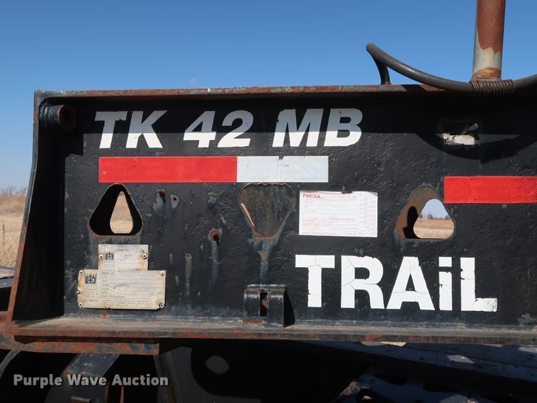 image for item IY9107 1998 Trail King TK130MDG-663  lowboy equipment trailer