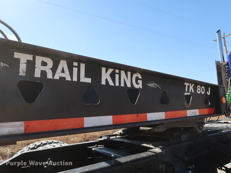 image for item IY9107 1998 Trail King TK130MDG-663  lowboy equipment trailer