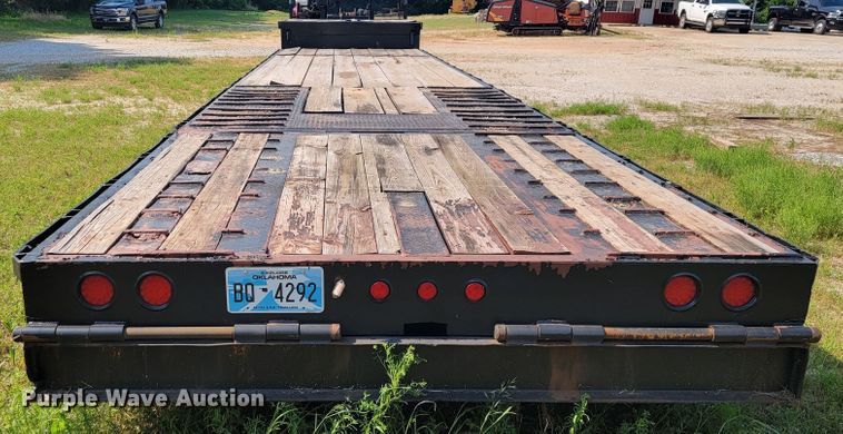 image for item JL9437 1997 Ledwell HT48X102  drop deck equipment trailer