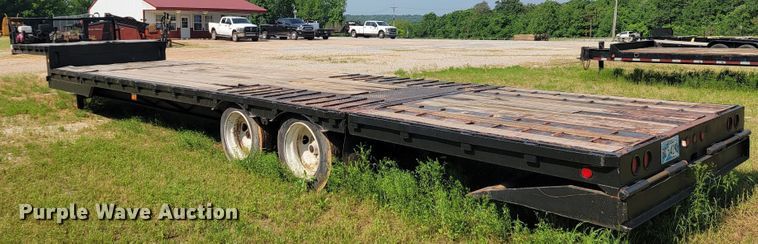 image for item JL9437 1997 Ledwell HT48X102  drop deck equipment trailer